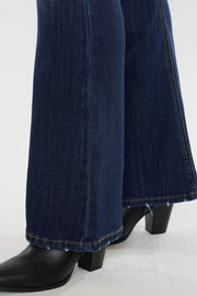 SALE!! LEG-62  {KanCan} Dark Blue Mid-Rise Flare Leg Jeans PLUS SIZE 3X