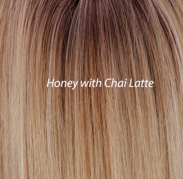 SALE!! "Peppermint" (Honey Chai Latte) Hand-Tied BELLE TRESS Luxury Wig