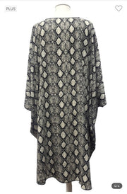 23 OT-Z {Only What Matters}  Snakeskin Print Cardigan PLUS SIZE 1X 2X 3X