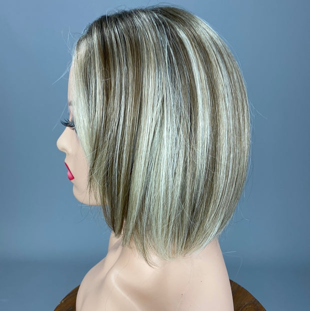 SALE!! "Double Shot Bob" HAND-TIED (Rootbeer Float Blonde) BELLE TRESS Luxury Wig