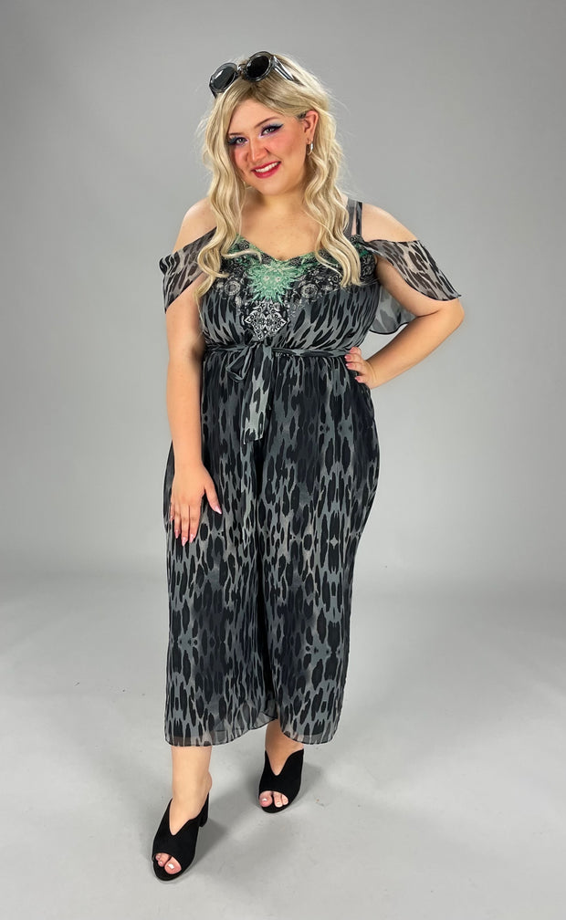 SALE!! RP-A  M-109   {City Chic} Black Jumpsuit Retail $129.00 PLUS SIZE 14W