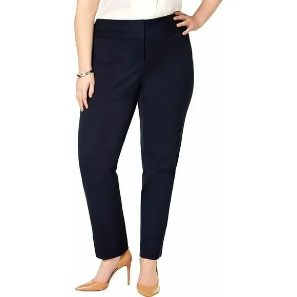 SALE!! BT-Q  M-109   {Alfani} Navy Tummy Control Pants Retail $ 79.50 EXTENDED PLUS SIZE 14W 24W 28W