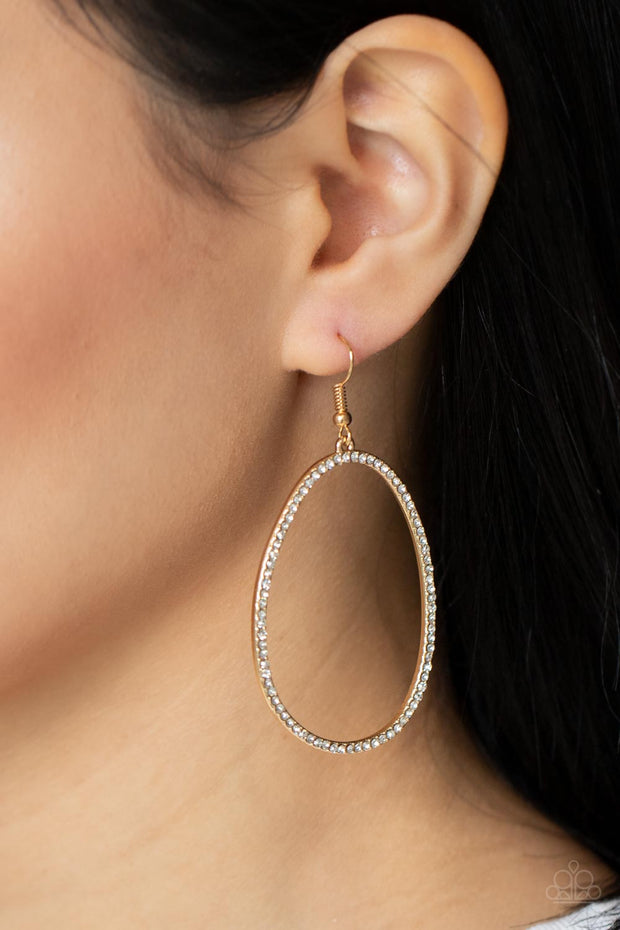 PAPARAZZI (671) {Oval Ruled} Earrings