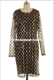 Pls-Z {Million Dollar Baby} Gold Sequined With Lining Runs Small!!! Sale!! Pls