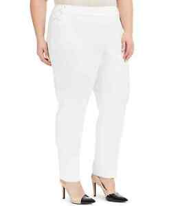 SALE!! BT-M M-109  {Calvin Klein} Soft White Pants Retail $99.50 PLUS SIZE 16W 18W