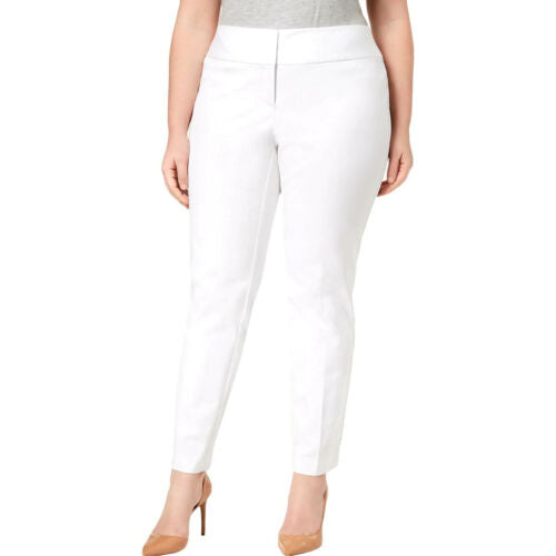 SALE!! BT-Q   M-109  {Alfani} White Tummy-Control Pants Retail $79.50 PLUS SIZE 16W