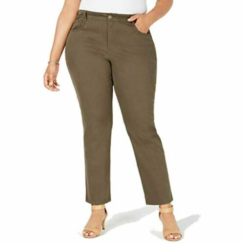 SALE!! BT-Y  M-109   {Style & Co} Olive Tummy-Control Jeans Retail $59.00 PLUS SIZE 14W 16W 18W 22W