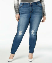 SALE!! BT-H  M-109  {Celebrity Pink} Ripped Knees Jeans Retail $59.00 PLUS SIZE 18W 20W