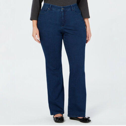 SALE!! BT-H  M-109  {Charter Club} Blue Bootcut Jeans Retail $69.50 PLUS SIZE 24W